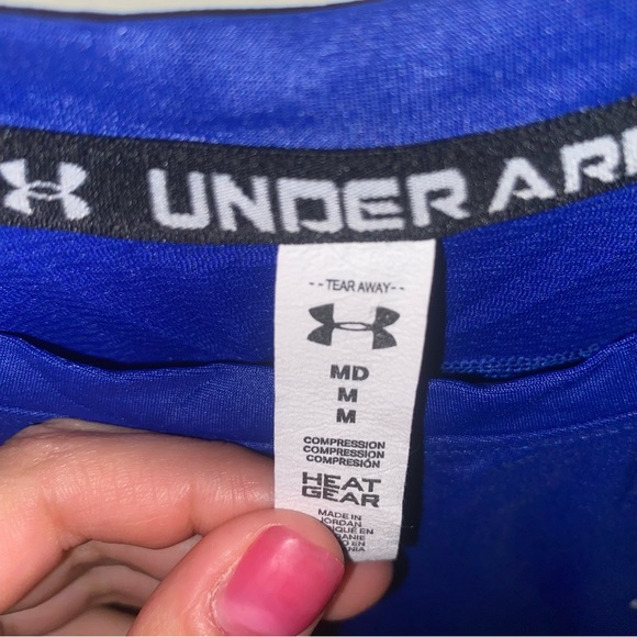 UNDER ARMOUR Women's Iso-Chill Team Solid Long Sleeve Shirt NWT Royal Blue M - Picture 3 of 4